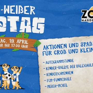 Blau-Weißer Zootag am 19. April 2026